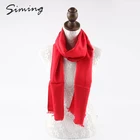 Good quality cheap customized elegant solid color mens' scarf winter fashionable shawls