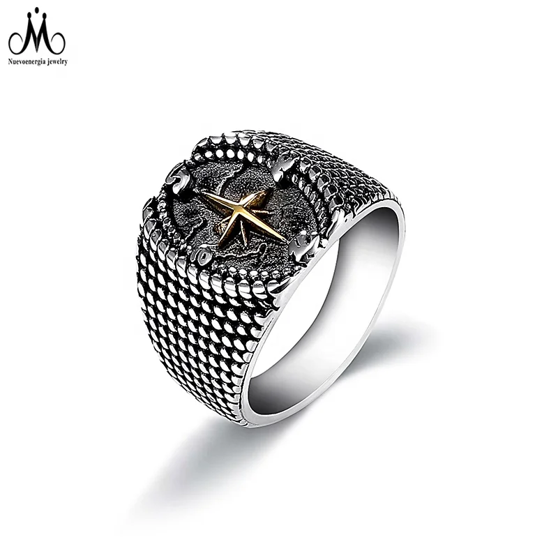 Wholesale Jewelry 316L Stainless Steel Italy Ball Design Sight Icon Rings Men, As picture
Wholesale Jewelry 316L Stainless Steel Italy Ball Design Sight Icon Rings Men, As picture