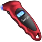 AstroAI Digital Tire Pressure Gauge 150 PSI 4 Settings Car Truck Bicycle, Red