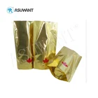 Mylar Golden Stand Up Aluminum Foil Clear Packaging Bag for Food