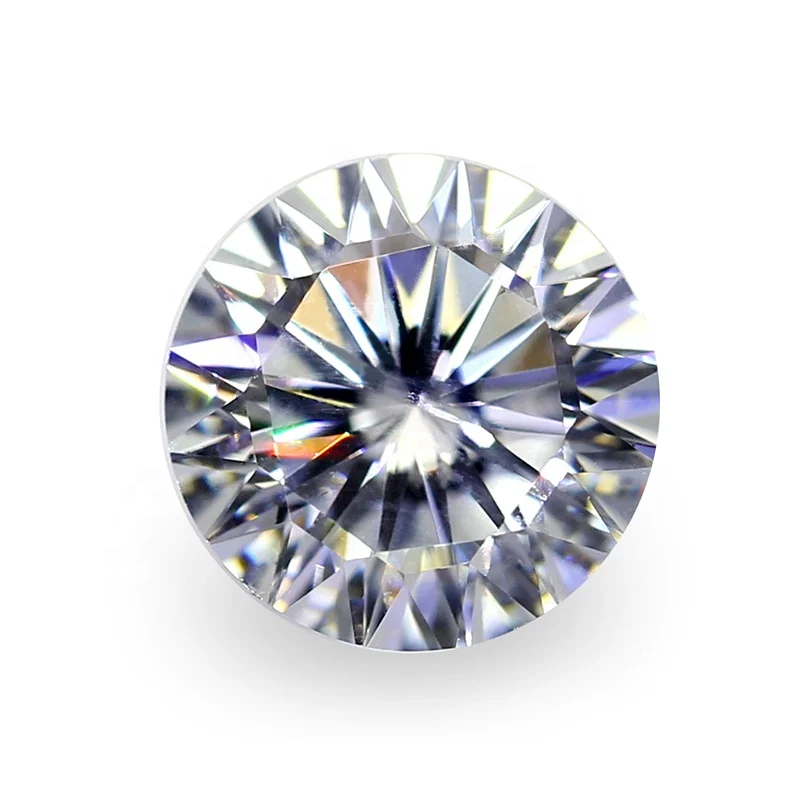 hot sale shining round diamond brilliant cutting white stone,CZ gemstone