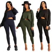 1151 Autumn Spring Womens 2 Piece Outfit Solid Color Long Sleeves Two Piece Set Women Clothing
1151 Autumn Spring Womens 2 Piece Outfit Solid Color Long Sleeves Two Piece Set Women Clothing