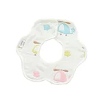 Multicolor Toddler Infant Baby Bandana Drool Bibs Cotton Round Baby Bibs