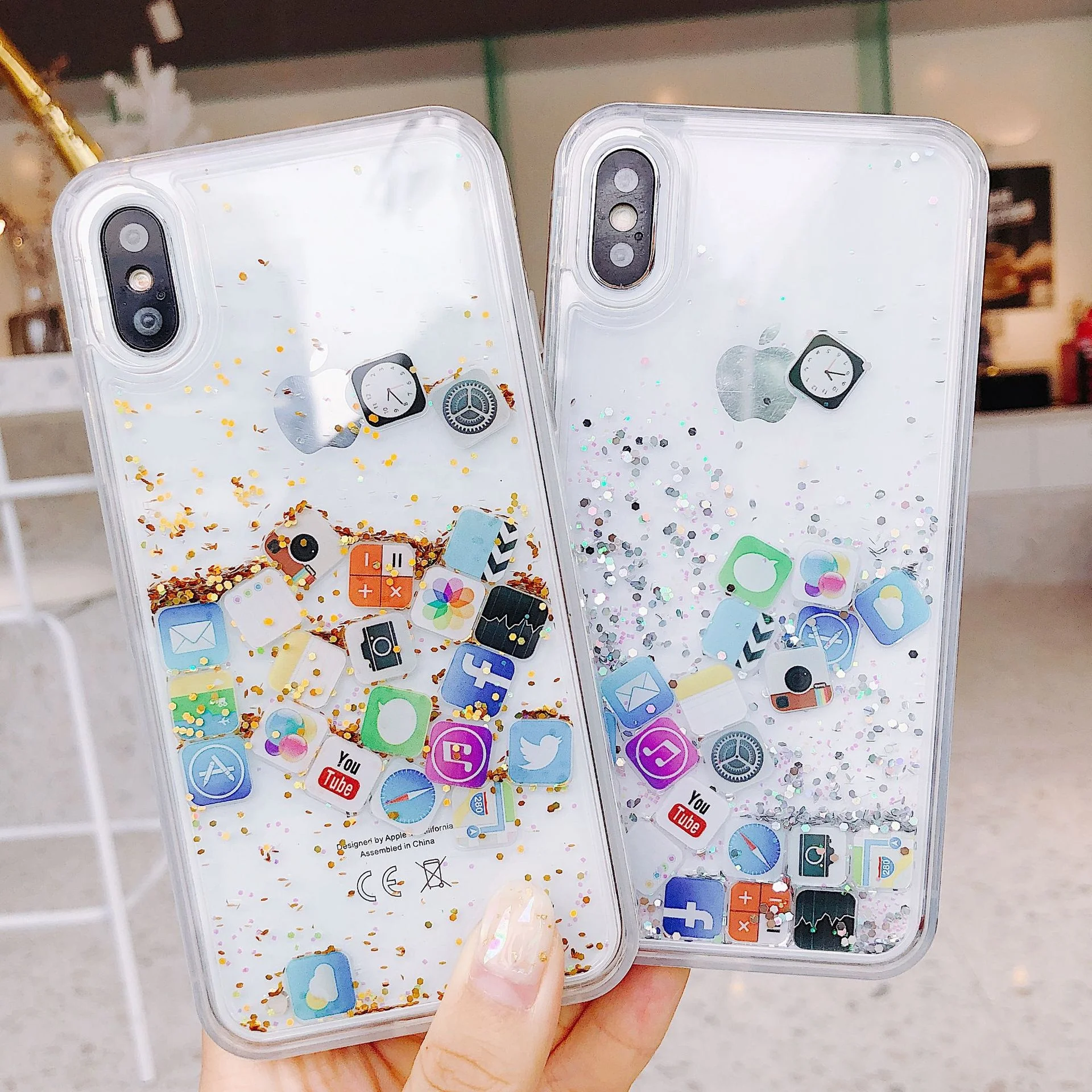 luxury glitter cute phone case liquid quicksand mobile phone case cover for 11 for iPhone case, Transparent
luxury glitter cute phone case liquid quicksand mobile phone case cover for 11 for iPhone case, Transparent