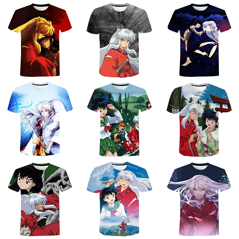 Inuyasha 3D Printed Shirt for Men Streetwear Fashion O-Neck Short Sleeve 3D Printing Shirt From Men Anime Harajuku Tees Tops
Inuyasha 3D Printed Shirt for Men Streetwear Fashion O-Neck Short Sleeve 3D Printing Shirt From Men Anime Harajuku Tees Tops