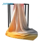 Wholesale Square Scarf Beach Cover Up Bandana Custom Muslim Hijab Scarf Silk