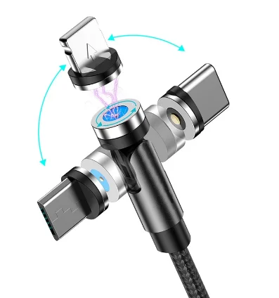 Magnetic absorption fast charging data line USB Cables 1 drag 3 charging data line magnetic absorption nano line 2021 top, Black/red/silver
Magnetic absorption fast charging data line USB Cables 1 drag 3 charging data line magnetic absorption nano line 2021 top, Black/red/silver