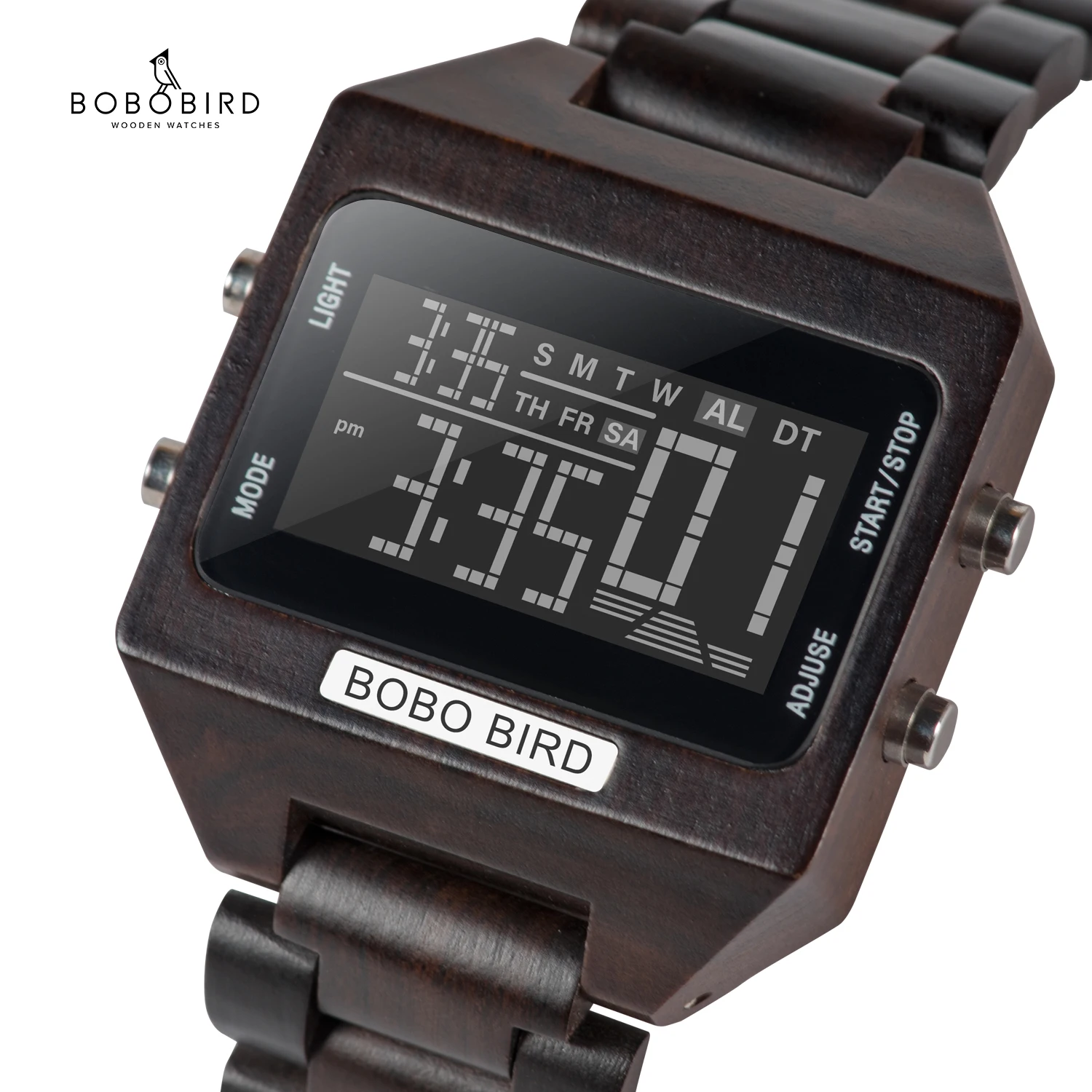 BOBO BIRD Digital Watches Original Sports Multi Function Wooden Watches For Men Alarm
BOBO BIRD Digital Watches Original Sports Multi Function Wooden Watches For Men Alarm