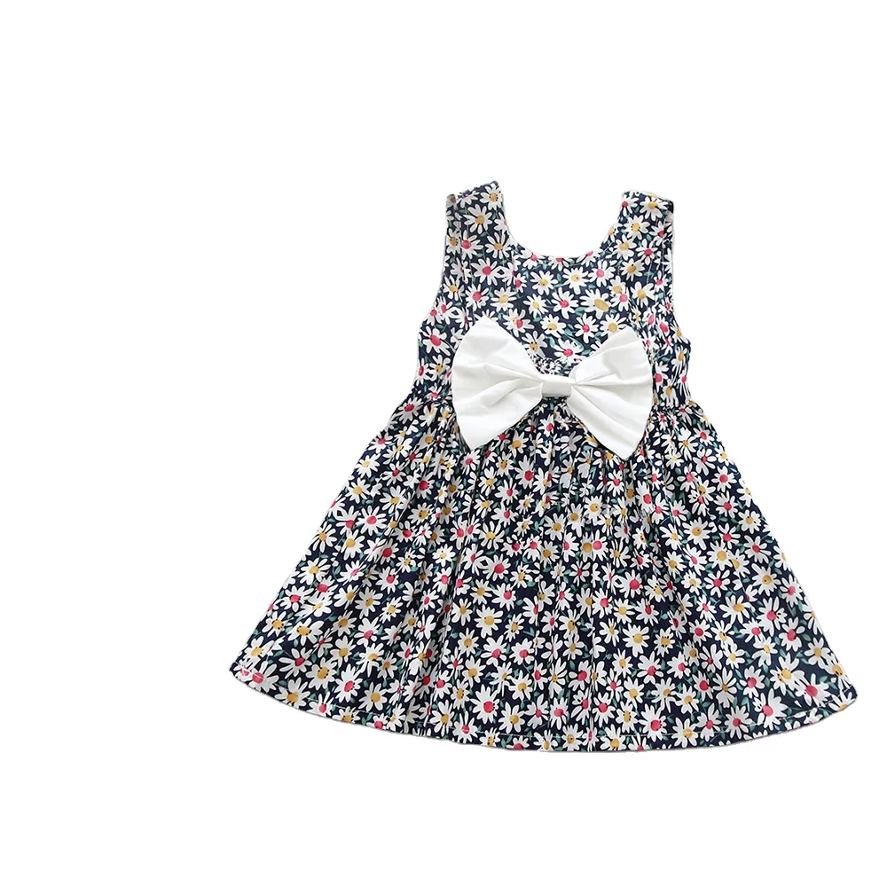 Little daisy printed children floral skirt girls' summer dress kids sleeveless dresses with hats, As picture
Little daisy printed children floral skirt girls' summer dress kids sleeveless dresses with hats, As picture