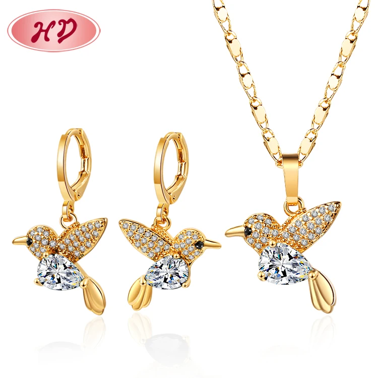 hot sirkon bird fashionable trend zirconia necklace with matching earrings gold plated 18k jewelry set
hot sirkon bird fashionable trend zirconia necklace with matching earrings gold plated 18k jewelry set