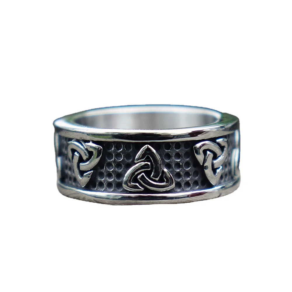 Fashion mens Vintage Biker Signet Band Ring Celtic Knot Ring Biker Cocktail Party, Silver
Fashion mens Vintage Biker Signet Band Ring Celtic Knot Ring Biker Cocktail Party, Silver