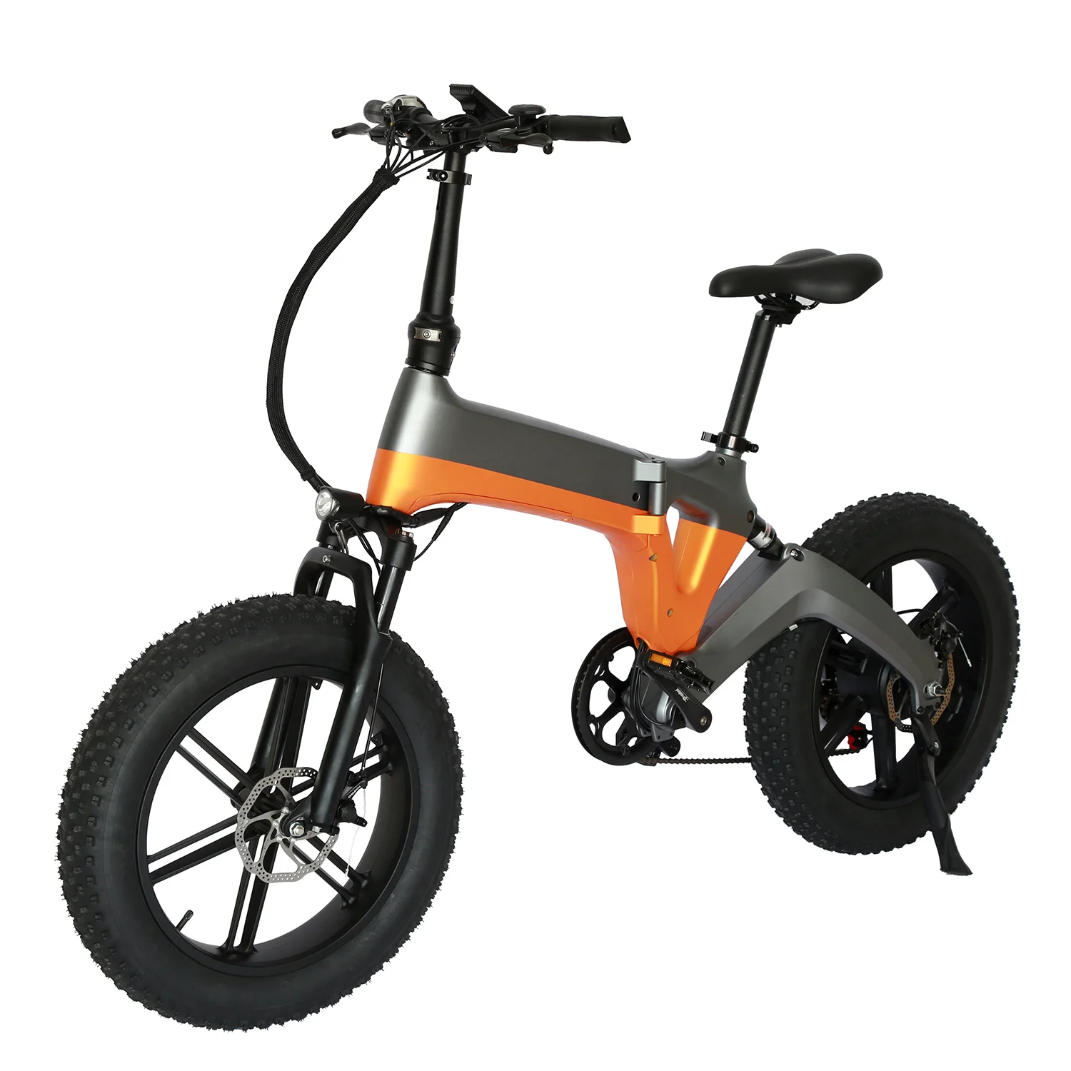 Folding electric fatbike bicycle with Shimano 7sp wide tire magnesium alloy 20 " road bike
Folding electric fatbike bicycle with Shimano 7sp wide tire magnesium alloy 20 " road bike