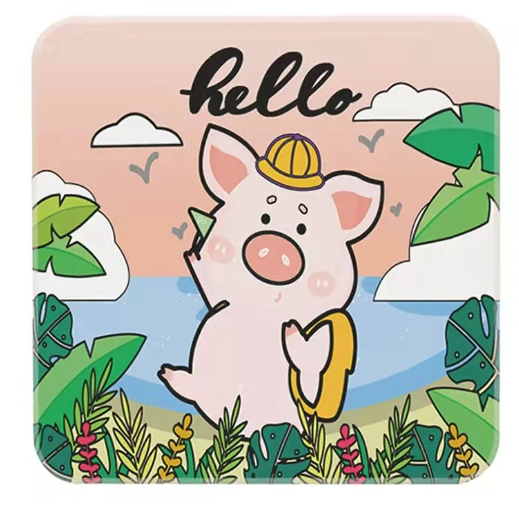 Square Piggy Pig Cartoon Mission Ramadan Guangdong Hot Sale Cup Mats Beer Custom Coasters For Drinks, Cmyk
Square Piggy Pig Cartoon Mission Ramadan Guangdong Hot Sale Cup Mats Beer Custom Coasters For Drinks, Cmyk