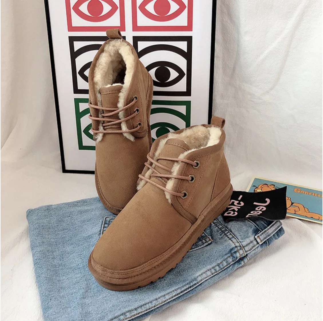 Best Sale Fashion Trend Adult Kids Designer Lace-up Ankle Winter Boots For Women Men snow boots shoes
Best Sale Fashion Trend Adult Kids Designer Lace-up Ankle Winter Boots For Women Men snow boots shoes