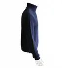 Leadown OEM Turtleneck Pullover Custom Design Knit Black Navy Sweater For Men