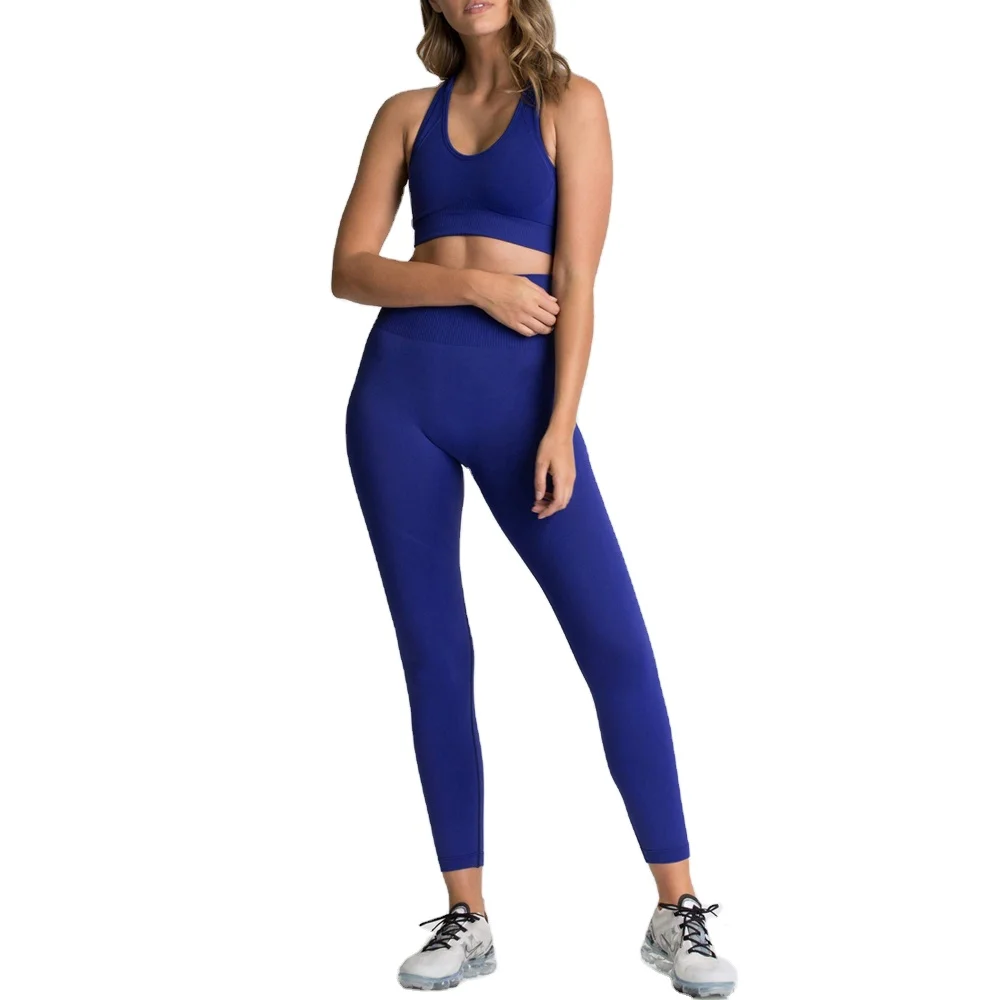 Hot-selling seamless yoga clothes in Europe and America fitness beauty back sports bra high waist tights yoga pants
Hot-selling seamless yoga clothes in Europe and America fitness beauty back sports bra high waist tights yoga pants