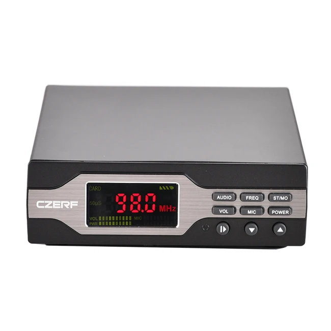 1w Wireless Stereo PLL Low Power Fm Transmitter Mini FM Radio Broadcast Equipment for Sale
1w Wireless Stereo PLL Low Power Fm Transmitter Mini FM Radio Broadcast Equipment for Sale