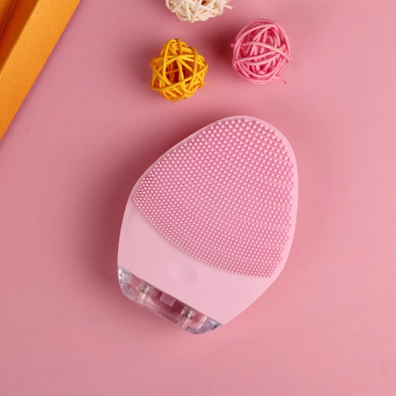 Waterproof Rechargeable Sonic Silicone Face Electric Cleanser Facial Cleansing Brush, Pink
Waterproof Rechargeable Sonic Silicone Face Electric Cleanser Facial Cleansing Brush, Pink