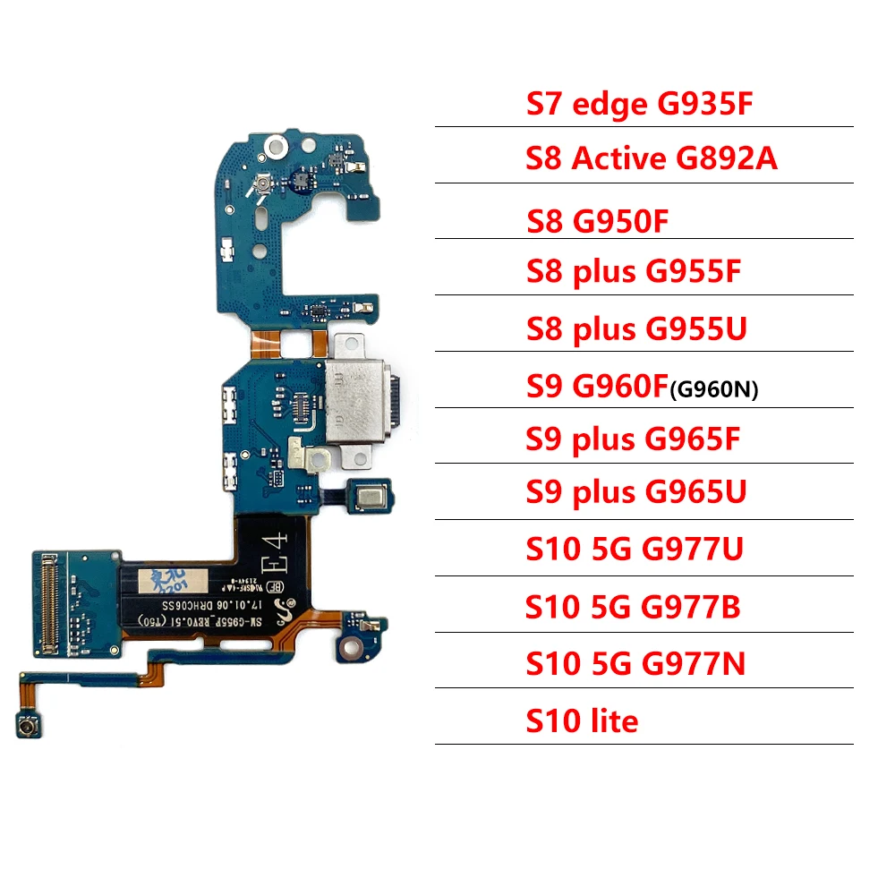 Original Mobile Phone USB Port Flex For Samsung S10 Lite 5G S9 S8 Plus S7 edge Charging Port Connector Board Flex Cable
Original Mobile Phone USB Port Flex For Samsung S10 Lite 5G S9 S8 Plus S7 edge Charging Port Connector Board Flex Cable