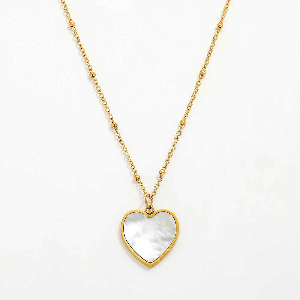Joolim Jewelry Plated Shell Heart Stainless Steel Gold Necklace Jewelry Wholesale Gold Stainless Steel Necklaces Trendy
Joolim Jewelry Plated Shell Heart Stainless Steel Gold Necklace Jewelry Wholesale Gold Stainless Steel Necklaces Trendy