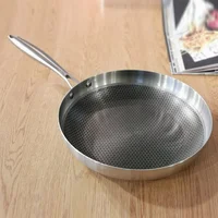 Nonstick stainless steel frying pan honeycomb 22-30cm with steel handle cooking for kitchen
Nonstick stainless steel frying pan honeycomb 22-30cm with steel handle cooking for kitchen