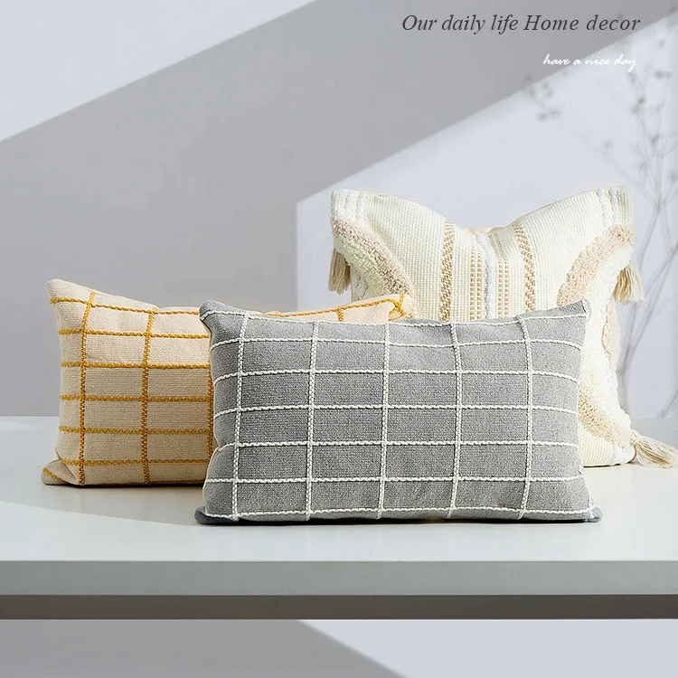 Hot selling throw cushion cover 45x45cm & 30x50cm yellow gray beige home decor boho pillow cover
Hot selling throw cushion cover 45x45cm & 30x50cm yellow gray beige home decor boho pillow cover
