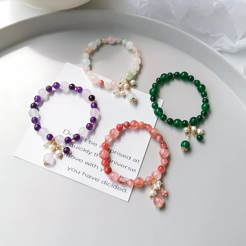 Korean Trendy Handmade Beaded Candy Color Acrylic Ball Tassel Charm Bracelet For Women Fashion Bangles (KB8305), As picture
Korean Trendy Handmade Beaded Candy Color Acrylic Ball Tassel Charm Bracelet For Women Fashion Bangles (KB8305), As picture