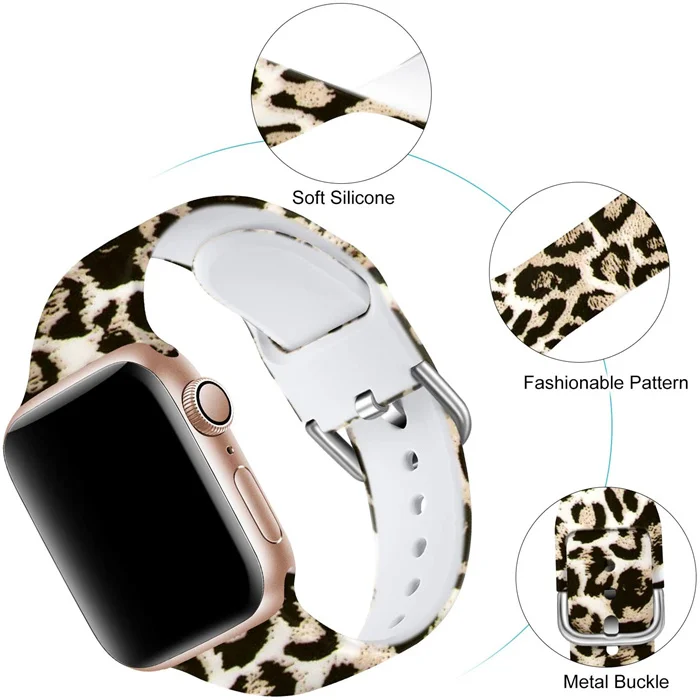 Customized Soft Printed Sport Replacement Silicone Watch Band Series SE/6/5/4/3/2/1, Optional or custominzed
Customized Soft Printed Sport Replacement Silicone Watch Band Series SE/6/5/4/3/2/1, Optional or custominzed