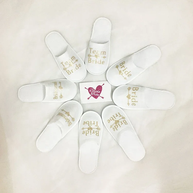 Lskj20 Bride Slippers Personalized Bride Bridesmaid Party Letter Slippers Disposable Home Shoes
Lskj20 Bride Slippers Personalized Bride Bridesmaid Party Letter Slippers Disposable Home Shoes