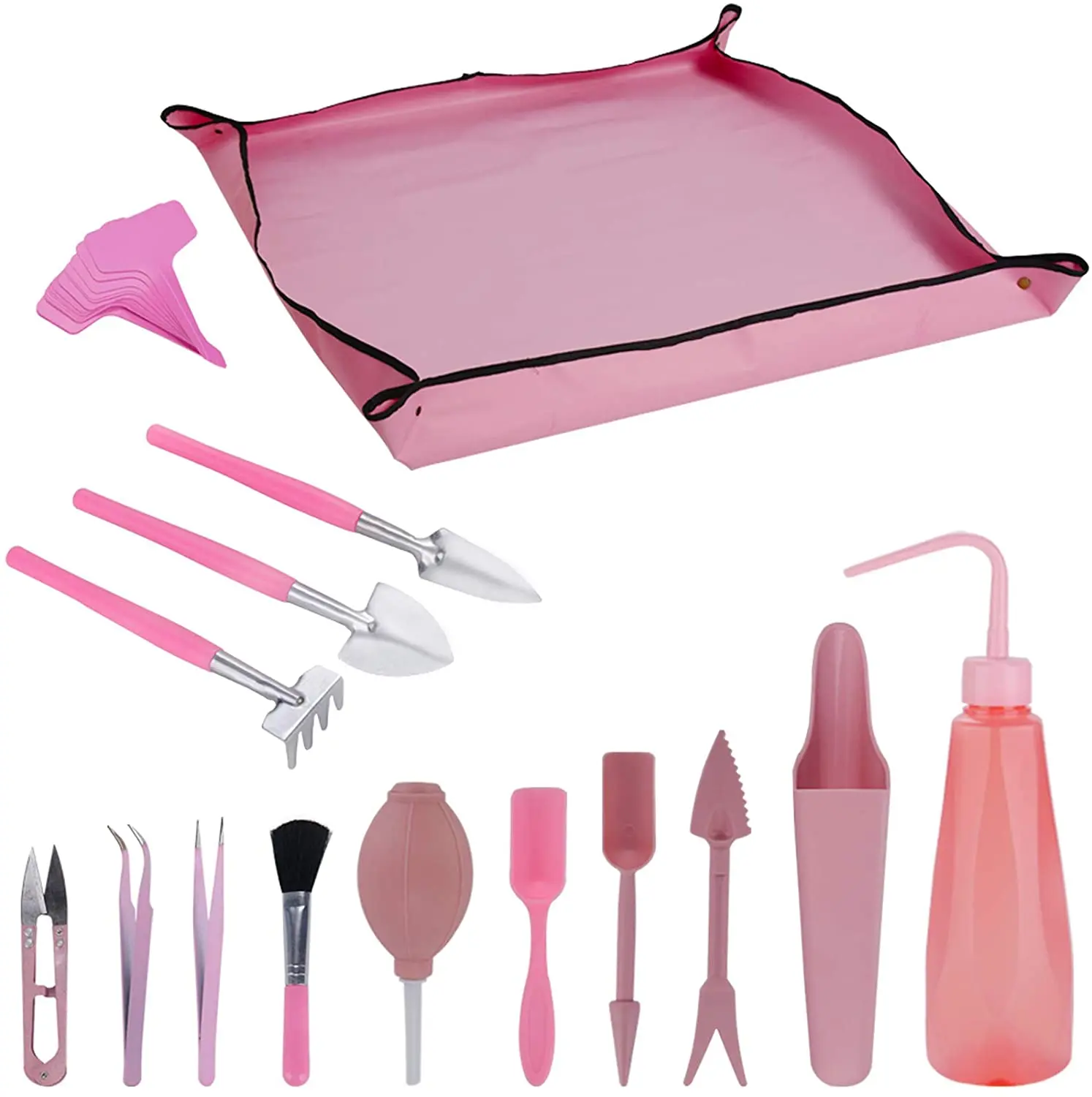 34 Packs Succulent Tool Hand Tools Set Gardening Transplanting Pot Pad Planting Operation Mat for Miniature Planting
34 Packs Succulent Tool Hand Tools Set Gardening Transplanting Pot Pad Planting Operation Mat for Miniature Planting