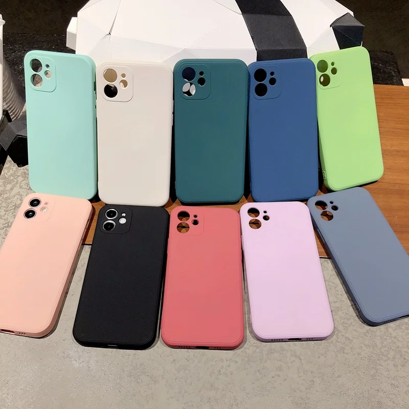 Wholesale Silicon Phone Cases Solid Color Silicon Rubber TPU Silicone Phone Case for iPhone XS XR 7 8 Plus 11 12 Pro Max
Wholesale Silicon Phone Cases Solid Color Silicon Rubber TPU Silicone Phone Case for iPhone XS XR 7 8 Plus 11 12 Pro Max
