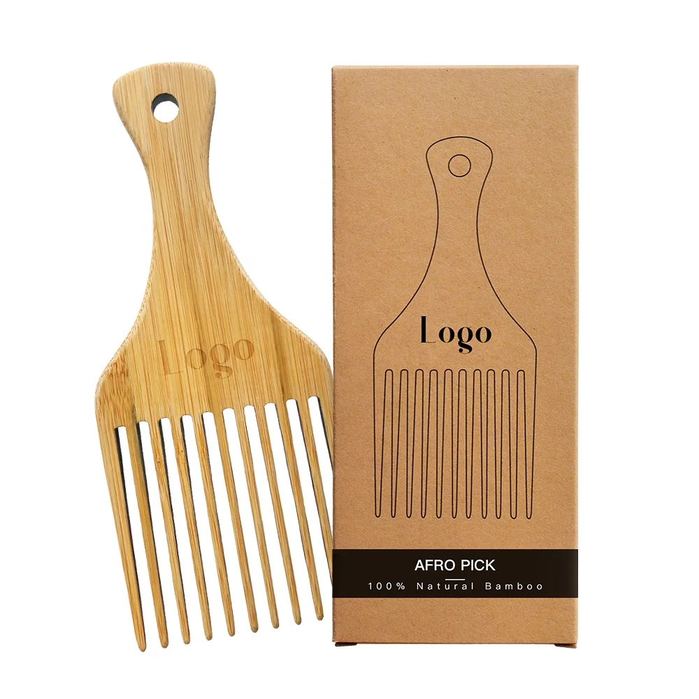 Custom Wholesale Wooden Hair Pick Comb Afro Nan Bamboo Wood Pick Comb, Customized color
Custom Wholesale Wooden Hair Pick Comb Afro Nan Bamboo Wood Pick Comb, Customized color