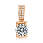 Customize jewelry 18K moissanite necklace pendants