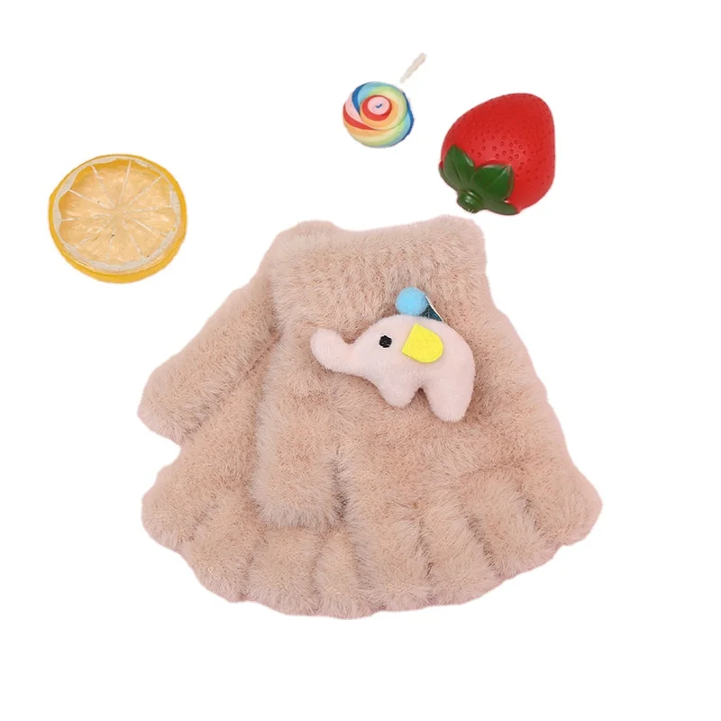 Children's Mittens warm in autumn and winter with plush and thick wrap finger flip half finger knitting baby cute cartoon
Children's Mittens warm in autumn and winter with plush and thick wrap finger flip half finger knitting baby cute cartoon
