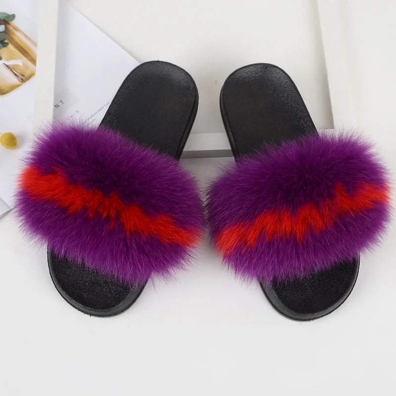 furry colorful slides