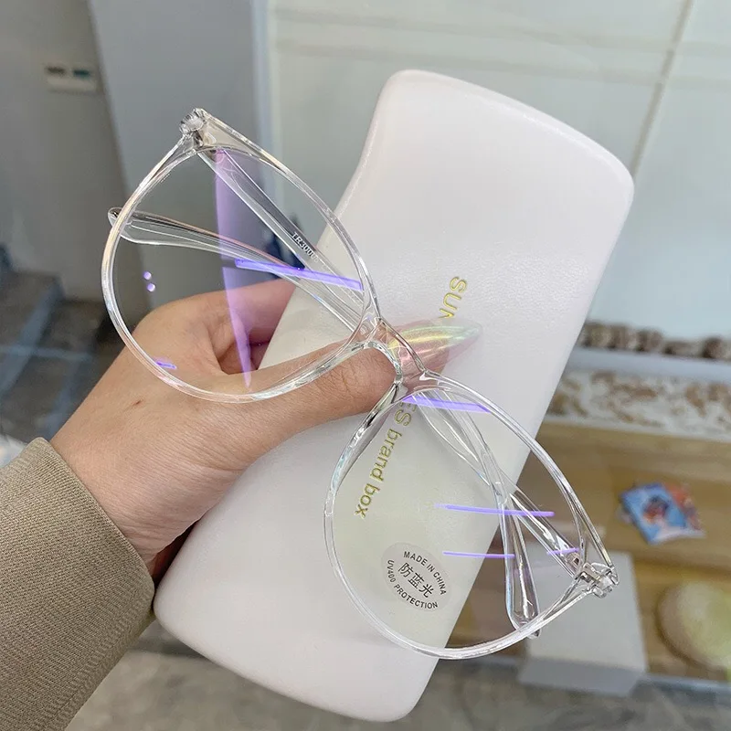 Classic Round Transparent Eyeglasses Frame Lens Anti Blue Light Optical Computer Eye Glasses
Classic Round Transparent Eyeglasses Frame Lens Anti Blue Light Optical Computer Eye Glasses