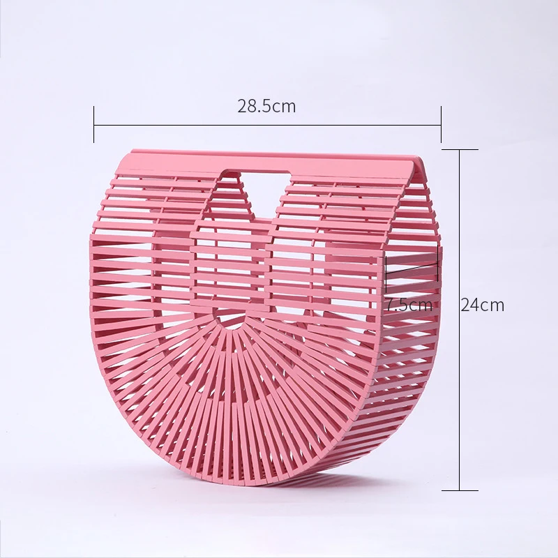 Bamboo Ladies Handbag Semi-circle Bamboo Woven Beach Bags with Leather Strap Color Classic Hollow Retro Purses and Handbags, Customizable
Bamboo Ladies Handbag Semi-circle Bamboo Woven Beach Bags with Leather Strap Color Classic Hollow Retro Purses and Handbags, Customizable