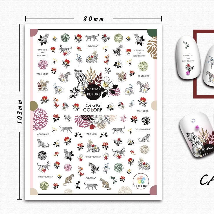 CA391-427 Hot Selling Fashion Art Nail Sticker Wholesale Diy Nail Art Decoration Sticker
CA391-427 Hot Selling Fashion Art Nail Sticker Wholesale Diy Nail Art Decoration Sticker