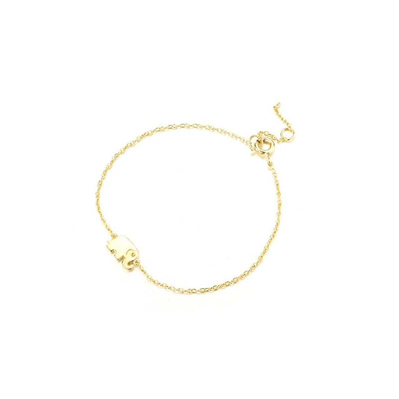 New arrival S925 sterling silver gold platinum plated ctue little elephant bracelet for kids boys girls
New arrival S925 sterling silver gold platinum plated ctue little elephant bracelet for kids boys girls