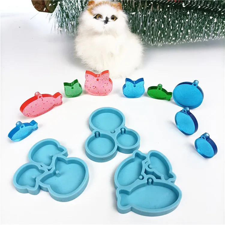 Y2914 Diy epoxy resin molds cat tag mold Pet Tag Keychain Silicone Mold with Hole, Random
Y2914 Diy epoxy resin molds cat tag mold Pet Tag Keychain Silicone Mold with Hole, Random