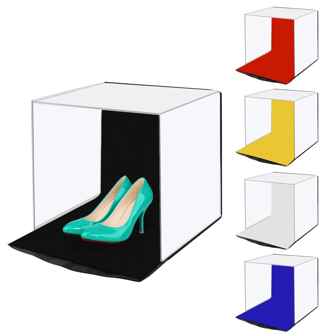 2021 High Quality Folding Mini Photo Box Studio 40CM x 40CM With 5 Color Background Soft Box Photo Studio Photography
2021 High Quality Folding Mini Photo Box Studio 40CM x 40CM With 5 Color Background Soft Box Photo Studio Photography