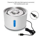 2.4L Stainless Steel Water LED Automatic Pet Drinking Bowl