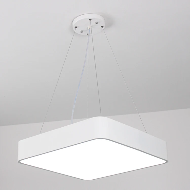 40W 60W 80W 100W ceiling hanging recessed zhongshan factory custom made aluminum iron acrylic led panel light