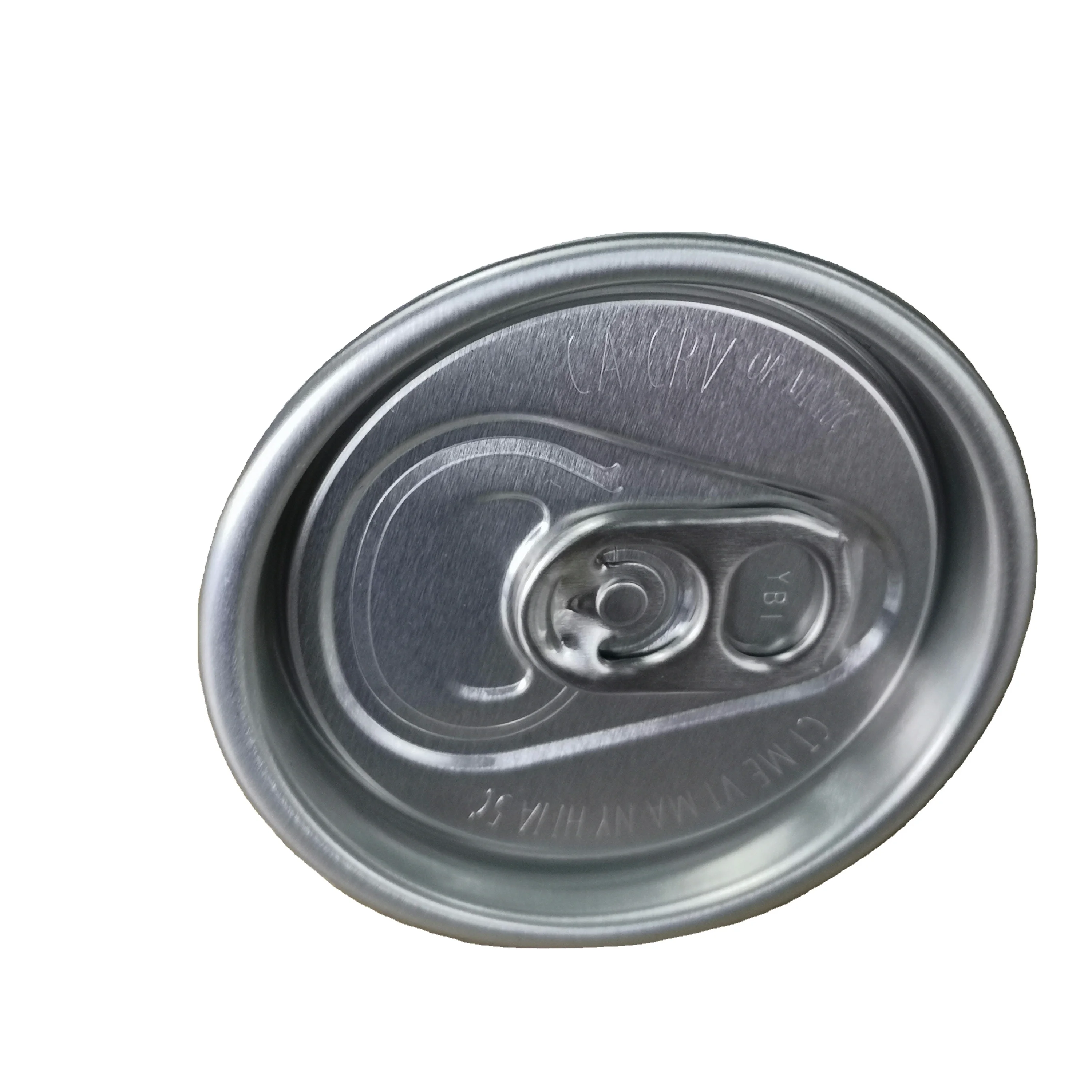 206# 58mm,aluminum lids for easy open cans,aluminum pull ring cap for food,juice,beer,sauce