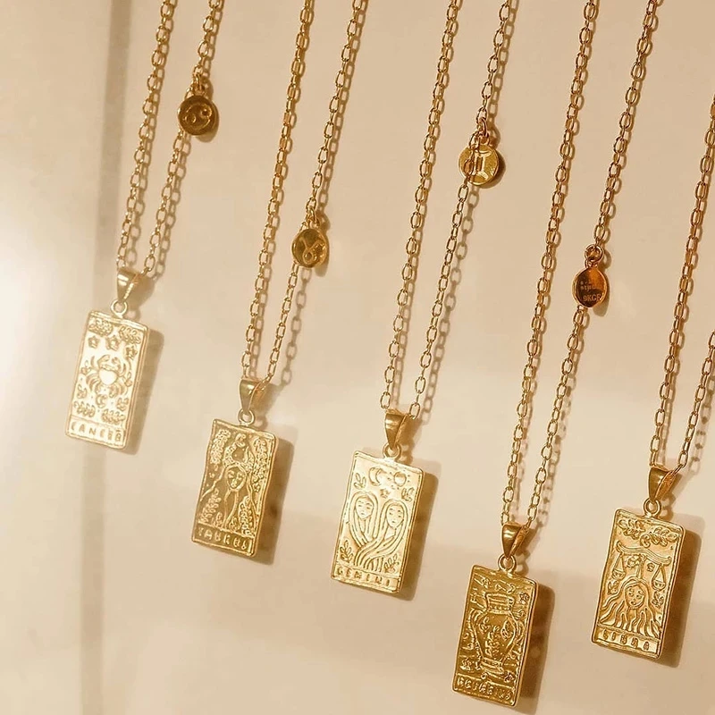 2021 New Stainless Steel Hypoallergenic New Trendy Personality Square Pendant Embossment 12 Zodiac Sign Necklaces for Women, Picture
2021 New Stainless Steel Hypoallergenic New Trendy Personality Square Pendant Embossment 12 Zodiac Sign Necklaces for Women, Picture