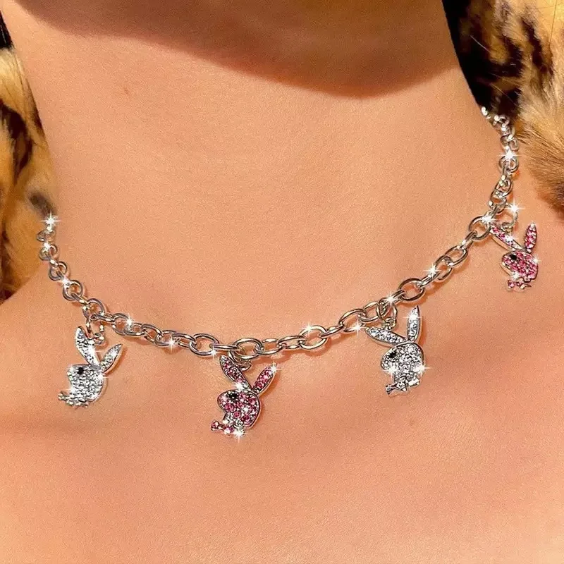 2021 Ladies Fashion Rock Street Crystal Jewelry Necklaces Rabbit Clavicle Chain Cold Wind Choker Necklace Women, 1 color
2021 Ladies Fashion Rock Street Crystal Jewelry Necklaces Rabbit Clavicle Chain Cold Wind Choker Necklace Women, 1 color