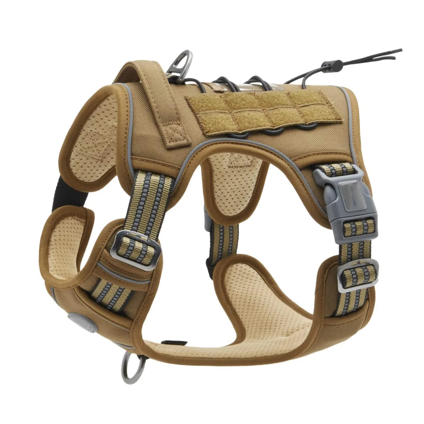 Durable Tactical Large Dogs Harness No Pull 1000D Nylon Adjustable Breathable Mesh Reflective Pet Dog Vest Harness
Durable Tactical Large Dogs Harness No Pull 1000D Nylon Adjustable Breathable Mesh Reflective Pet Dog Vest Harness