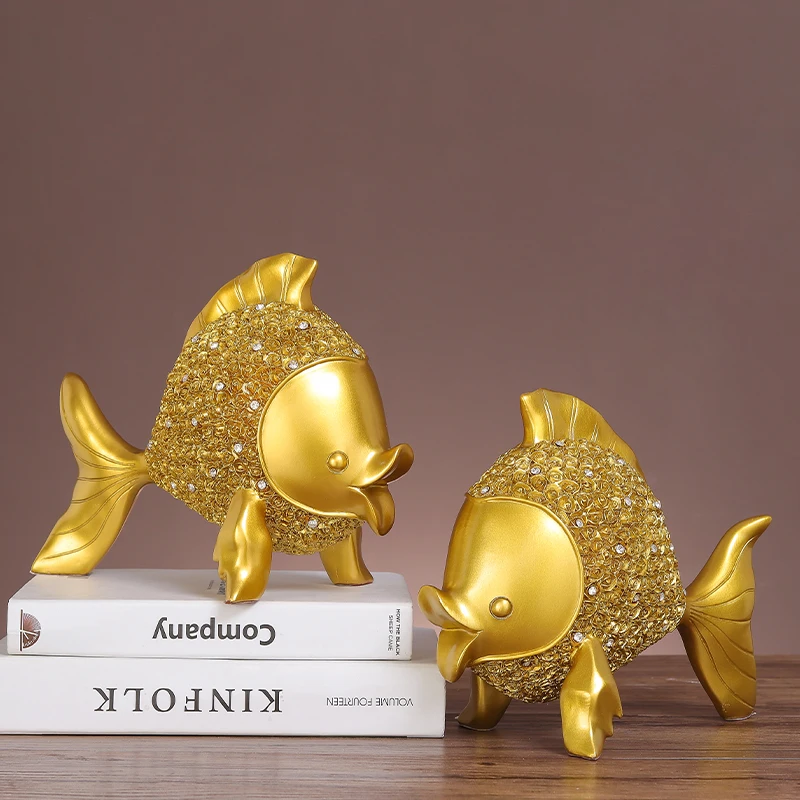 new trendy items unique house hold item living room homedecoration modern golden luxury diamond-studded resin 3D goldfish
new trendy items unique house hold item living room homedecoration modern golden luxury diamond-studded resin 3D goldfish