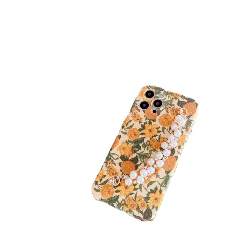 oil painting Fresh Flowers Pearl Chain Phone Case For iPhone 11 12 13 pro max, 2 designs
oil painting Fresh Flowers Pearl Chain Phone Case For iPhone 11 12 13 pro max, 2 designs