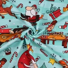 Custom Floral Digital Printing Cotton Lycra Stretch Girl Dress Fabric Manufacturer